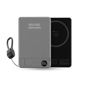 Magnetic Wireless Power Bank 10000mAh Fast Charging Li-Polymer <b>Battery</b> Ultra Slim F15 - Product Image 1