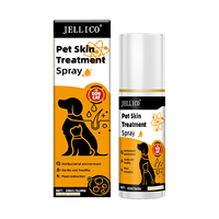Jellico Promotion Exceptionnelle : Spray Apaisant 60ml Formule Avancée pour l'Inflammation Cutanée des Animaux, Parfum Rosée, Extrait Végétal pour Chiens et Chats (Points Chauds)