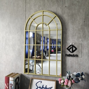 <span class=keywords><strong>Miroir</strong></span> mural en fer forgé de style américain 100x60 cm pour <span class=keywords><strong>couloir</strong></span> et salon, <span class=keywords><strong>miroir</strong></span> mural décoratif, livraison directe DDP - Product Image 5
