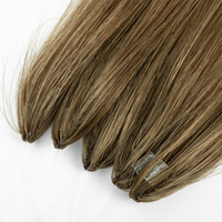 Extensions de cheveux vierges humains bruts, doux et lisses, double épaisseur, qualité supérieure H6, invisibles et légères