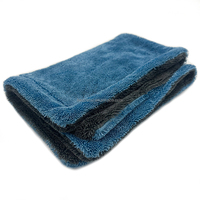40x60 cm 1200 Gsm Double boucle torsadée Serviette de toilette en microfibre ultra absorbante pour le séchage des voitures Chiffon de nettoyage pour les détails automobiles