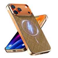 Funda Magnética para Teléfono con Diseño Innovador sin Marco, Resistente a Golpes y Antifricción para iPhone 17 Air Pro Max Huawei