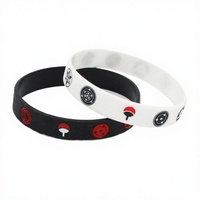 Bracelets en caoutchouc personnalisables avec logo d'anime japonais, durables, écologiques, promotionnels, fabricant en gros