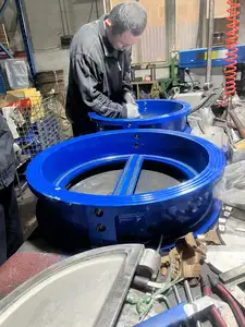 China supplier Hot Selling CAST IRON body Ductile Iron disc PN16 DN100 DN150 DN300 Non Return Valve wafer check valve