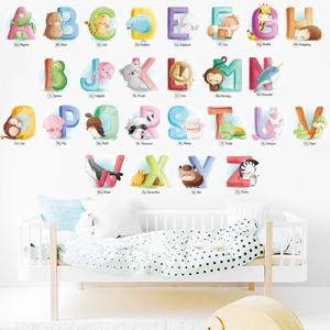 Bella pvc della decorazione della casa della parete di alfabeto <span class=keywords><strong>adesivi</strong></span> per la camera dei bambini decalcomanie della parete vivaio - Product Image 2