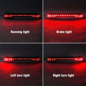고품질 오토바이 리어 테일 라이트 <span class=keywords><strong>LED</strong></span> 브레이크 턴 라이트 램프 랩 트렁크 투어링 로드 글라이드 2014-2026년식 호환 - Product Image 6