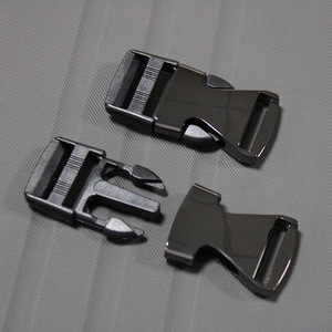 Hebilla semimetálica Jiuyuan de 25 mm, hebilla de liberación lateral de aleación de zinc para bolsos, accesorios para bolsos, duradera, negra y plateada - Product Image 2