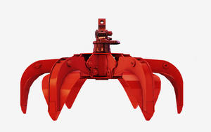 ขายร้อนรถเครนสีส้มเปลือก <span class=keywords><strong>Grapple</strong></span> สำหรับขยะขยะและเศษคว้าขนาดเล็กขนาด - Product Image 5