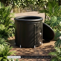Mini refroidisseur d'eau 0,8 CV avec baignoire gonflable pliable gratuite 41 ° F à 86 ° F Chiller U.S. Livraison d'une baignoire de récupération sportive par immersion froide