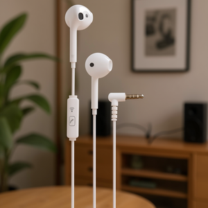 Micro-casque filaire VOICE CAPSULE Blanc AUCAPSULE2W - Product Image 3
