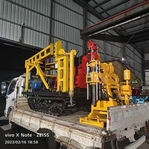 중국 공장의 미니 200M 탐사 드릴링 장비 220V 모터 암석 드릴 용 소형 우물 드릴 기계 핵심 부품 - Product Image 4