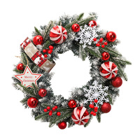 Moderne milieuvriendelijke kerstdecoraties voor thuis, kleine boomkrans, verlichte wingerd, bureauversieringen, raamdecoratie