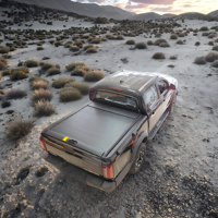 Couverture de benne de pick-up ISUZU Dodge Ram 1500 D-Max Ford F150 Ranger T6 en aluminium rétractable avec verrouillage