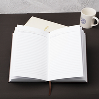 Carnet de leadership guidé avec logo personnalisé, pages de dévotion, couverture rigide dorée, cadeaux pour servants chrétiens, tissu, 100 feuilles