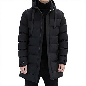 Men's Long Winter Coats Heavy Puffer Jacket with Hood Thicken Puffy Quilted <b>Padded</b> Jackets for Cold Weather Insulated Outerwear - Product Image 1