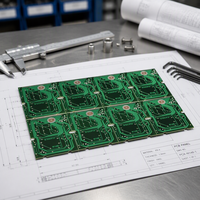 Feinuo PCB en cuivre personnalisé simple face 94HB 1,6 mm 25 µm finition de surface OSP pour prototypage, alarmes, jouets électroniques, télécommandes 0,2 mm