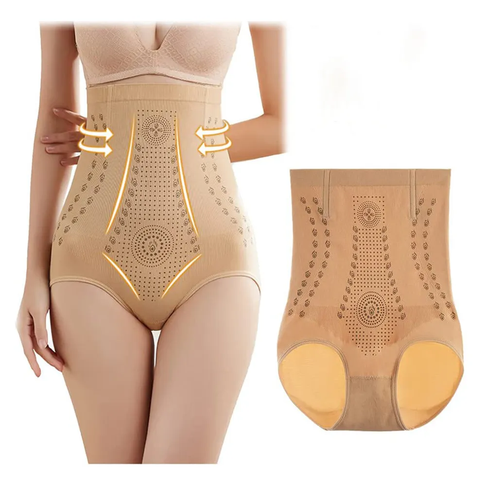 Plus Size Body Shaper Unique Fiber Restoration Shaper Tummy Control Shapewear Bodysuit Underwear for women