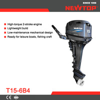 Motor Tempel Bensin 2 Tak 15HP Berkualitas Tinggi, Ringan, dan Bertenaga untuk Perahu Nelayan (Grosir)