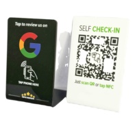 2025 Bestseller Maßgefertigter Kontaktloser Acryl-NFC-Mini-Tag T5577 RFID Smart QR-Code Programmierbare Wasserdichte Mitgliedskarte