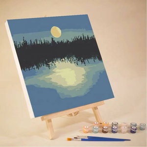 Kit de Pintura por Números DIY con Soporte para Pinturas por Números, Lienzo y Marco para Niños y Adultos - Product Image 2