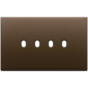 4Mx4 Vintage Dark Bronze Brushed <b>Wall</b> <b>Plate</b> 14.7x9.7x1.4 Cm For Switches - Product Image 1