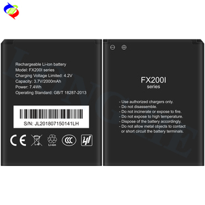 Batterie rechargeable neuve de la série FX200I, capacité originale de 2000 mAh, pour téléphones mobiles <span class=keywords><strong>Doro</strong></span> - Product Image 3