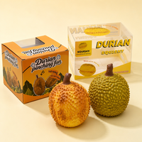 Jouet Squishy Géant Réaliste Durian, Jouet Sensoriel Anti-Stress Jumbo, Grand Jouet à Presser en Forme de Fruit pour Enfants et Adultes, Idéal Cadeau