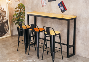 Industrial <b>Adjustable</b> <b>Bar</b> <b>Stools</b> with Iron Frame Modern Design Water Resistant Durable Commercial Home <b>Bar</b> Furniture - Product Image 5
