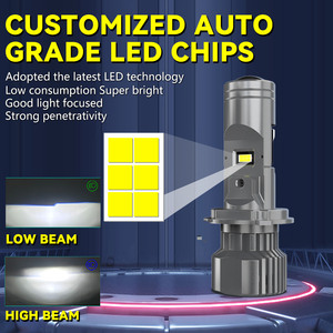 LELANPU Strobe 9005 Driver T20 H13 D3s Xenon Parts H11 H3 Fog 2 Colores D4s 110W H4 Bombillas LED para Faros Delanteros <span class=keywords><strong>de</strong></span> Coche con Lente Proyectora - Product Image 5