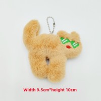 Fabricant en gros de jouets en peluche, figurine d'anime miniature mignonne avec lunettes, porte-clés, chat d'anime kawaii, peluche, jouet en peluche, porte-clés