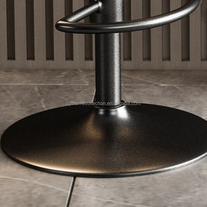 Chaises de salle à manger de qualité supérieure SYT avec dossier en PU pour salle de banquet, tabourets de bar élégants rembourrés réglables en <span class=keywords><strong>hauteur</strong></span> pour la cuisine et le <span class=keywords><strong>salon</strong></span> - Product Image 4