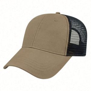 หมวกกันแดดแฟชั่นลำลองสี่ฤดู ผ้าแคนวาสกันน้ำ ระบายอากาศได้ดี ปักโลโก้ด้วยมือ พิมพ์ลายพัฟ ผ้าฝ้าย 100% - Product Image 3