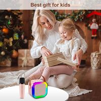 ST147 Altavoz Bluetooth Familiar con Micrófono para Fiestas en Casa, KTV, Compatible con Tarjeta TF, Máquina de Karaoke