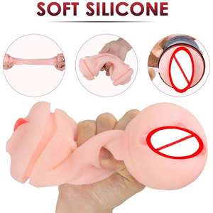 Máquina de Masturbación Masculina, Juguete Sexual Telescópico Tipo Copa de Avión, Desmontable, Lavable, Vibración para Adultos, Impermeable, Sensación Realista - Product Image 3