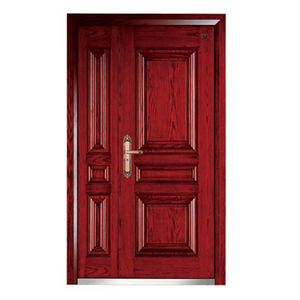 Puertas interiores blindadas italianas de madera de acero de estilo europeo Clase 3 - Product Image 5