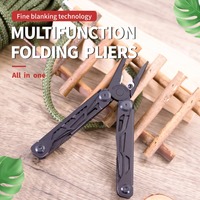 Outils à main extérieurs multifonctions multifonctions personnalisés de haute qualité 21 1 couteau pliant tournevis ouvreur-en acier