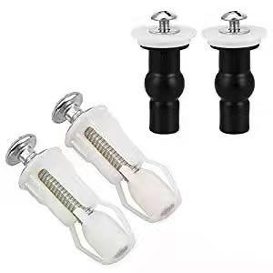 <strong>Toilet</strong> <strong>Seat</strong> Parts Kit <strong>Toilet</strong> Cover <strong>Fixings</strong> Expanding Rubber <strong>Hinges</strong> Bolt Universal <strong>Toilet</strong> <strong>Seats</strong> Screws and Bolts