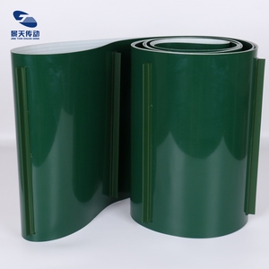 Jingtian cấp thực phẩm PU màu xanh lá cây băng tải vành đai với lốp và Cleat Durable 2-năm bảo hành 1-lớp - Product Image 5