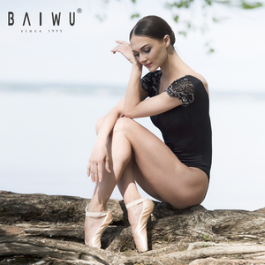 119141006 Baiwu Cap-Sleeve Gymnastics <strong>Leotards</strong> Women <strong>Leotards</strong> <strong>Black</strong> Ballet <strong>Leotards</strong> for <strong>Girls</strong> - Product Image 1