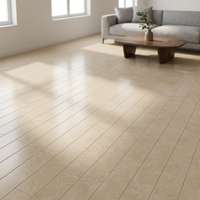 Film de revêtement de sol en PVC imperméable de 0,07 mm, couche d'usure personnalisable, motif grain de bois et pierre pour la décoration intérieure des sols et des meubles
