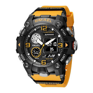 Montres de sport numériques à quartz <span class=keywords><strong>SMAEL</strong></span> 8055, design tendance populaire pour hommes, <span class=keywords><strong>montre</strong></span> numérique à quartz, <span class=keywords><strong>montre</strong></span> de sport de luxe pour l'extérieur - Product Image 3