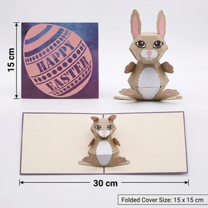 <b>Paper</b> Rabbit Gift Box DIY Animal <b>Paper</b> Model Cute Present Packaging for Easter Party Favors - Product Image 3