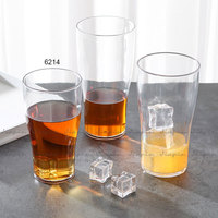 Impression de logo personnalisé 360ml Verre à bière en plastique 12oz PC Juice Cup Soda Tumbler pour bar et club
