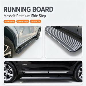 Marchepieds électriques de luxe en alliage d'aluminium de haute qualité MASSAIT pour Jeep Wrangler 2023, Toyota Land Cruiser, <span class=keywords><strong>Ram</strong></span>, GWM - Product Image 4