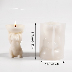 Molde de Silicona con Forma de Conejito de Pascua TangChu con Huevo para Postres de Primavera, Decoración de Pasteles y Adornos Festivos - Product Image 5