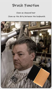 Cepillos de Limpieza para <span class=keywords><strong>Barber</strong></span>ía, Plumero para Cuello, Cepillo de Madera para Cortar el Cabello - Product Image 5
