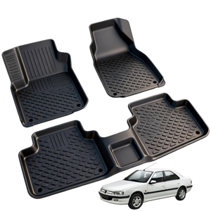 <span class=keywords><strong>Tappetini</strong></span> Auto in TPE Termoformati 3D di Lusso per Interni, Modello 405, Resistenti a Tutte le Condizioni Atmosferiche, Taglio Laser, per <span class=keywords><strong>Peugeot</strong></span> 405 - Product Image 1