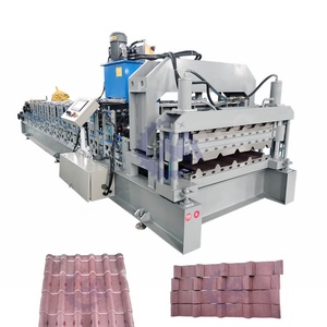 Automatic Glazed Roof <b>Sheet</b> Forming Machine with PLC Gearbox & Engine - Product Image 4