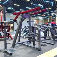 Equipo de gimnasio de ejercicio de alta calidad Máquina de fila súper alta para equipo de entrenamiento de espalda