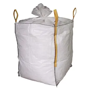 2 ton tonne large sand bulk poly silage big plastic jumbo ton bag sack polypropylene pp discharge unloading system